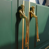 Luxury Thinker Brass Cabinet Pulls – Gold Vintage Furniture Cabinet Hardware