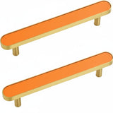 Elegant Colorful Leather Drawer Handles – Brass Drawer Hardware