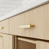 Elegant Colorful Leather Drawer Handles – Brass Drawer Hardware
