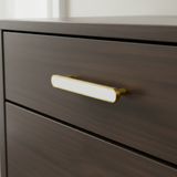 Elegant Colorful Leather Drawer Handles – Brass Drawer Hardware