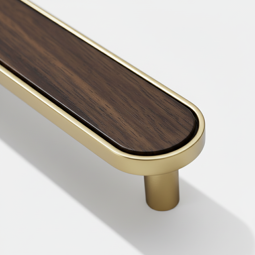 Elegant Natural Wood Drawer Handles/Knobs – Multi-Size Furniture Hardware