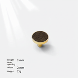 Elegant Natural Wood Drawer Handles/Knobs – Multi-Size Furniture Hardware