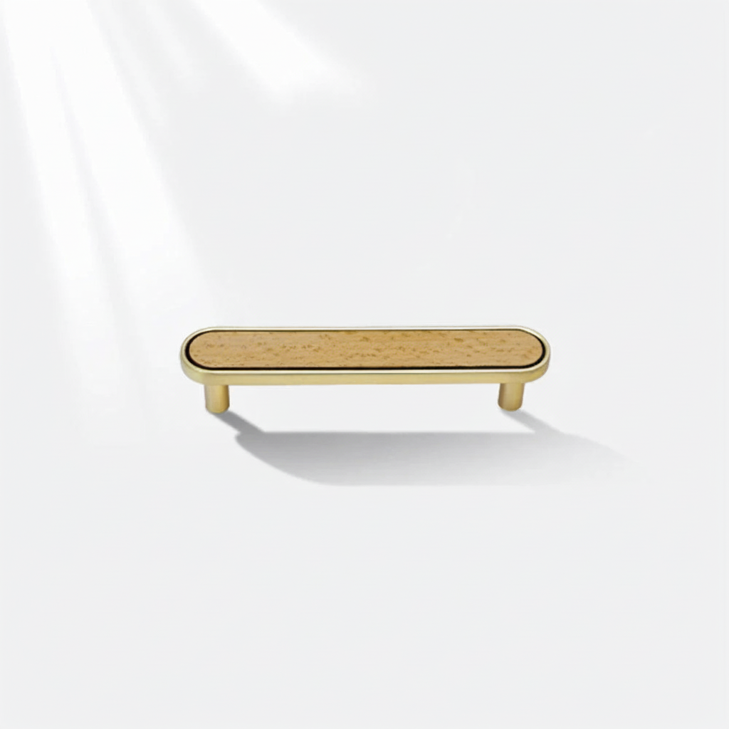 Elegant Natural Wood Drawer Handles/Knobs – Multi-Size Furniture Hardware