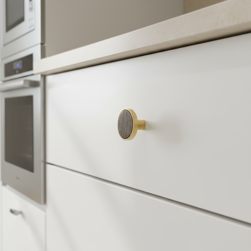 Elegant Natural Wood Drawer Handles/Knobs – Multi-Size Furniture Hardware