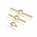 Classic Brushed Brass Cabinet Pulls – Kitchen & Bathroom Hardware