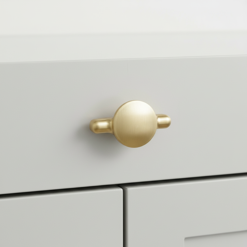 Classic Brushed Brass Cabinet Pulls – Kitchen & Bathroom Hardware