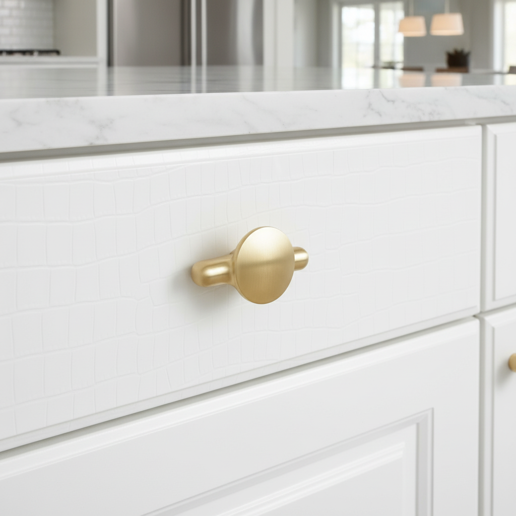 Classic Brushed Brass Cabinet Pulls – Kitchen & Bathroom Hardware