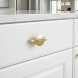 Classic Brushed Brass Cabinet Pulls – Kitchen & Bathroom Hardware