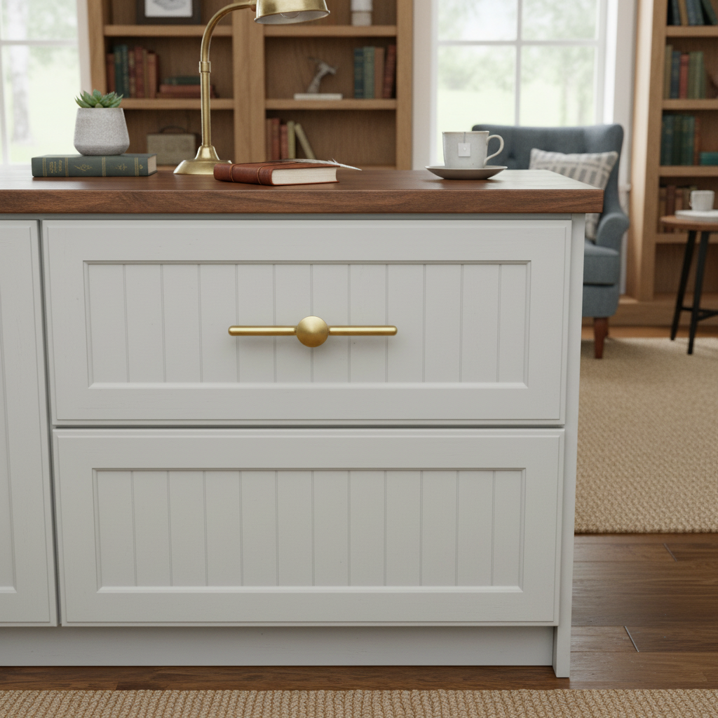 Classic Brushed Brass Cabinet Pulls – Kitchen & Bathroom Hardware