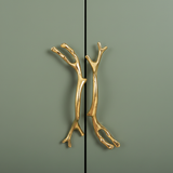 Luxury Gold Branches Drawer Handles – Modern Kitchen Cabinet Hardware