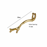 Luxury Gold Branches Drawer Handles – Modern Kitchen Cabinet Hardware