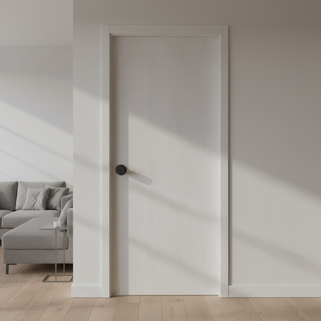 Modern Minimalist Brass Door Knobs –  Bedroom Door Hardware