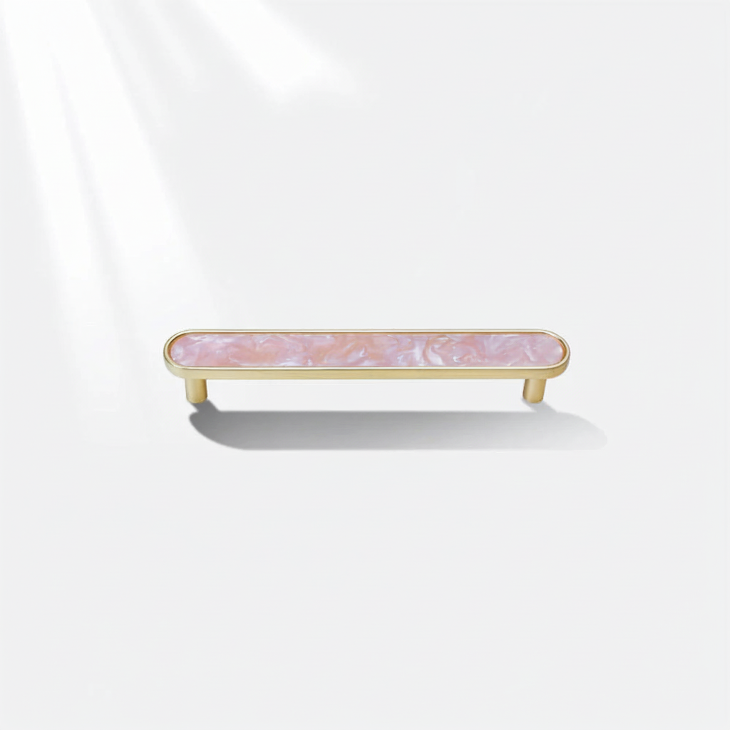 Modern Elegant Natural Shell Cabinet Pulls – Multi-Color Furniture Hardware