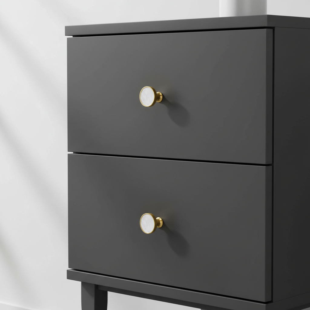 Modern Elegant Natural Shell Cabinet Pulls – Multi-Color Furniture Hardware