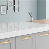 Classic Brushed Brass Cabinet Pulls – Smooth Kitchen Hardware