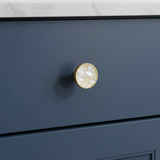 Modern Elegant Natural Shell Cabinet Pulls – Multi-Color Furniture Hardware