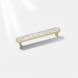Modern Elegant Natural Shell Cabinet Pulls – Multi-Color Furniture Hardware
