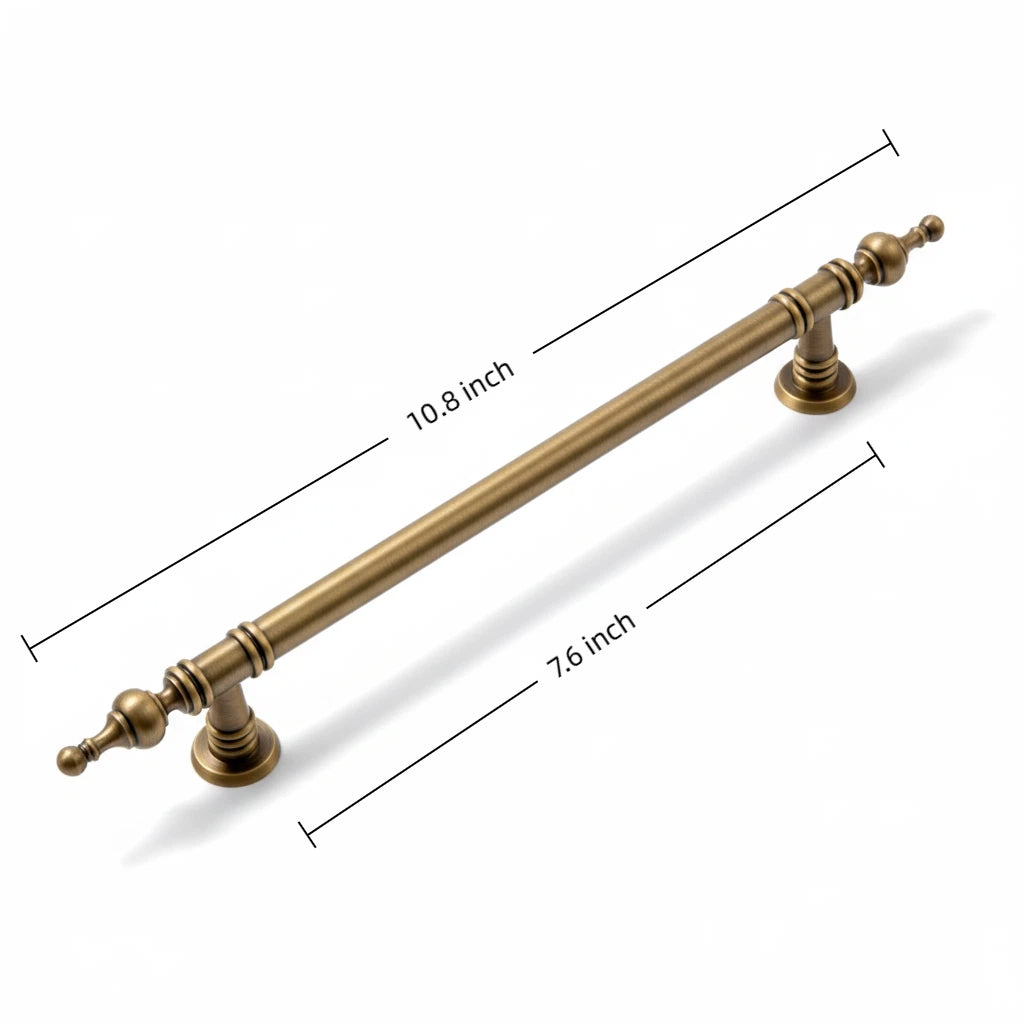 Luxury French Brass Cabinet Pulls – Copper Finish Bedroom Hardware