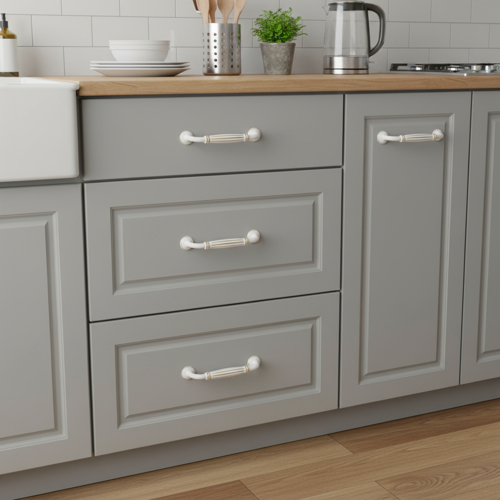 Premium Copper Zinc Cabinet Pulls – Bathroom Hardware