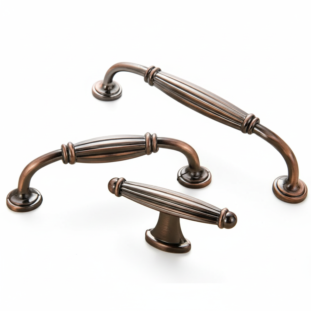 Premium Copper Zinc Cabinet Pulls – Bathroom Hardware