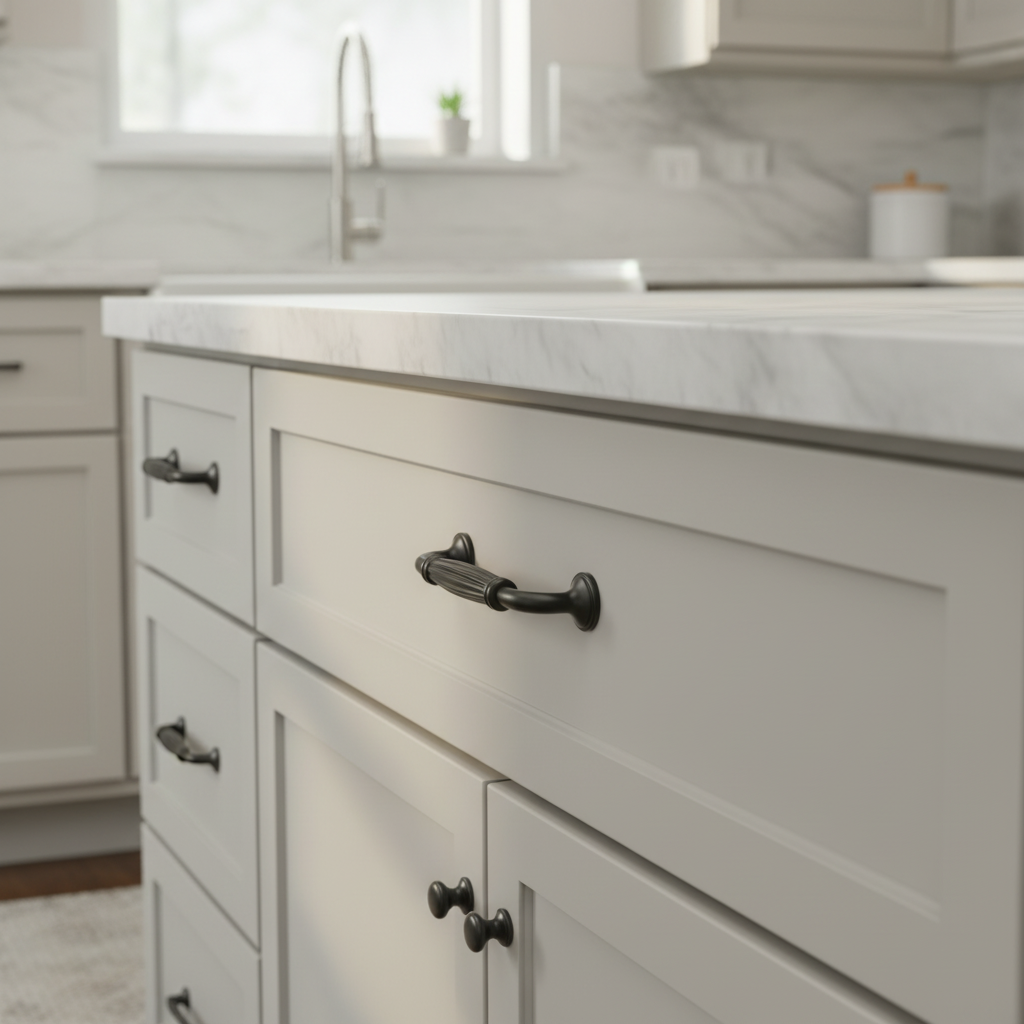 Premium Copper Zinc Cabinet Pulls – Bathroom Hardware