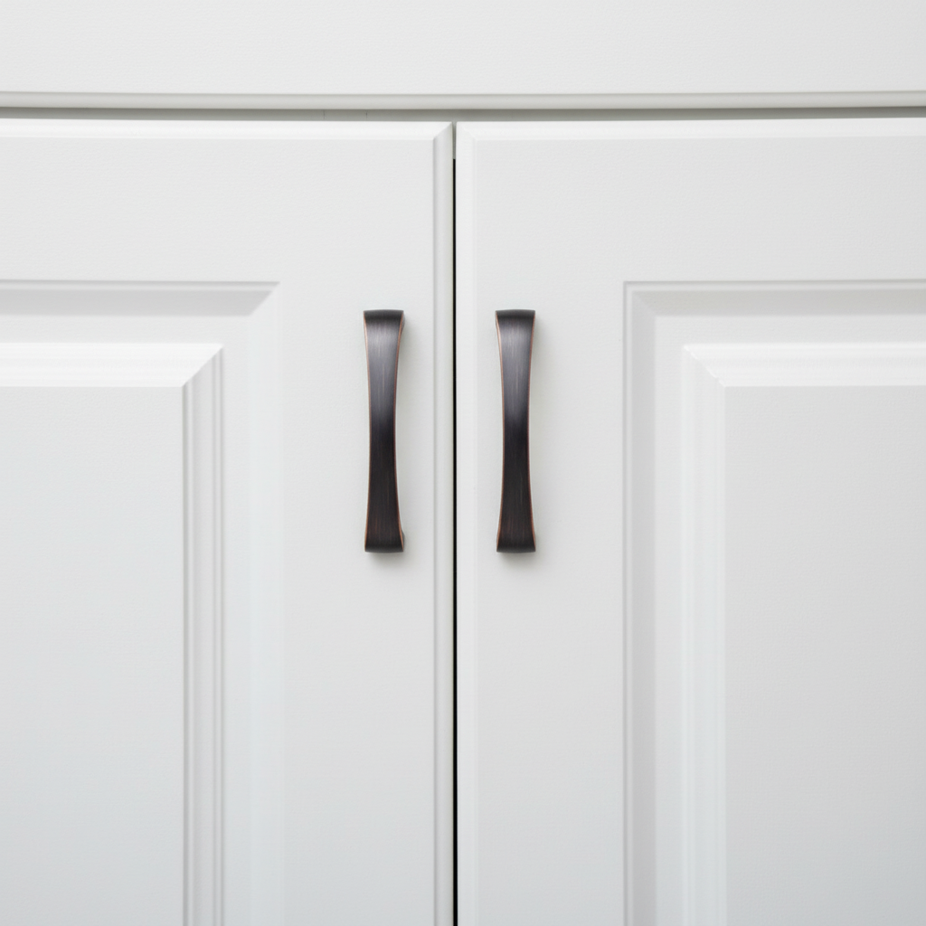Scandinavian Minimalist Cabinet Pulls – Zinc Alloy Kitchen Hardware