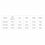 Scandinavian Minimalist Cabinet Pulls – Zinc Alloy Kitchen Hardware
