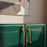 Luxury Thinker Brass Cabinet Pulls – Gold Vintage Furniture Cabinet Hardware