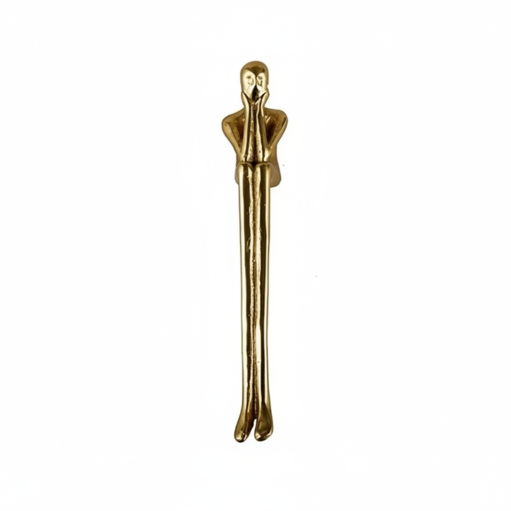 Luxury Thinker Brass Cabinet Pulls – Gold Vintage Furniture Cabinet Hardware