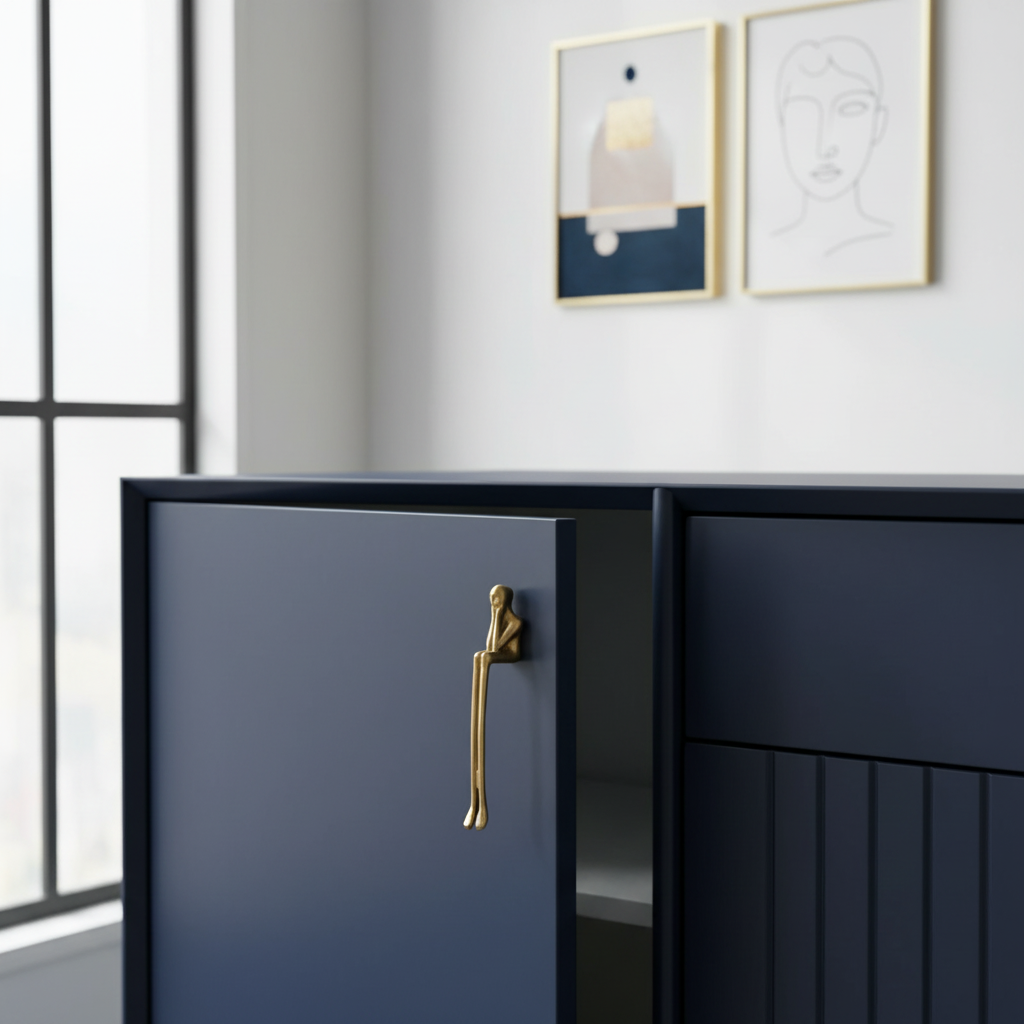 Luxury Thinker Brass Cabinet Pulls – Gold Vintage Furniture Cabinet Hardware