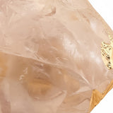 Elegant Natural Crystal Knob – Gold Single‑Hole Cabinet Hardware