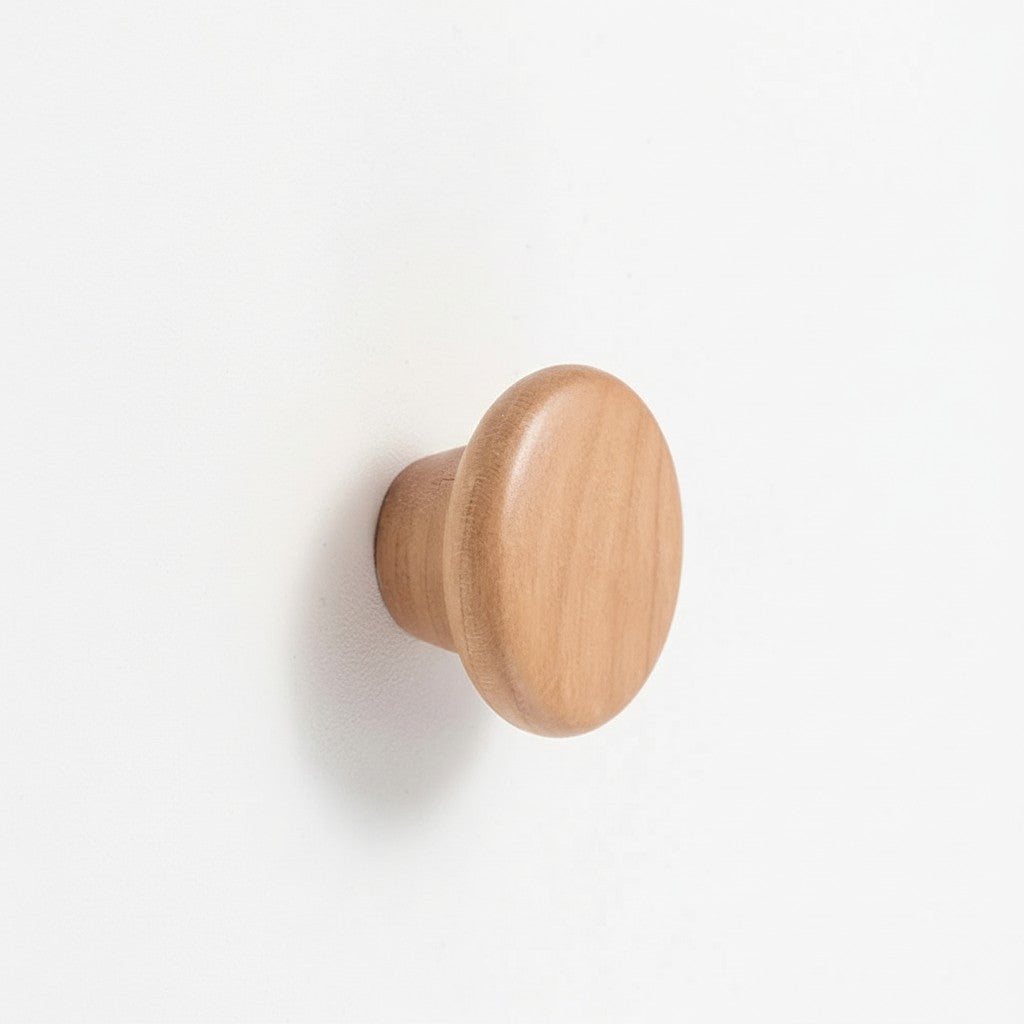 Farmhouse Wood Arch Drawer Pulls & Knobs – Curved Cabinet Hardware for Kitchen