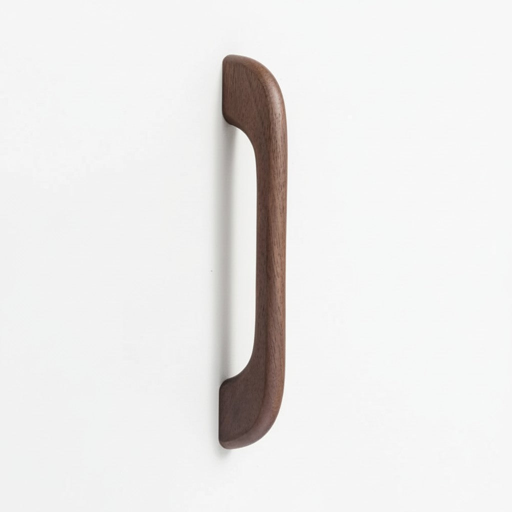 Farmhouse Wood Arch Drawer Pulls & Knobs – Curved Cabinet Hardware for Kitchen