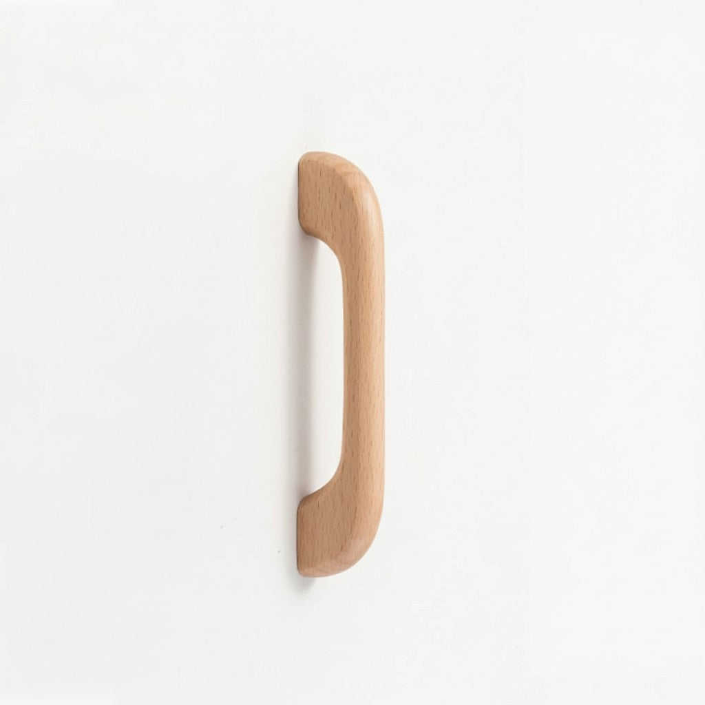 Farmhouse Wood Arch Drawer Pulls & Knobs – Curved Cabinet Hardware for Kitchen