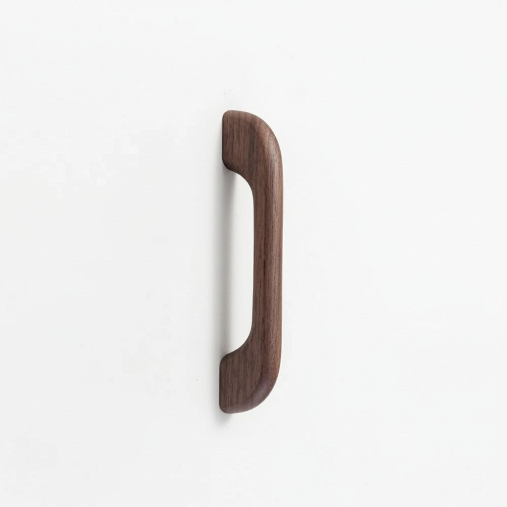 Farmhouse Wood Arch Drawer Pulls & Knobs – Curved Cabinet Hardware for Kitchen