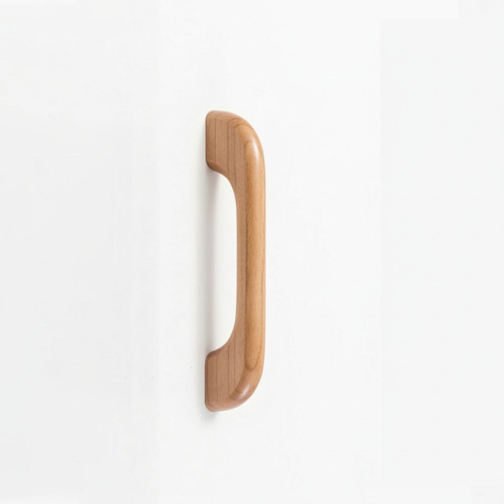 Farmhouse Wood Arch Drawer Pulls & Knobs – Curved Cabinet Hardware for Kitchen
