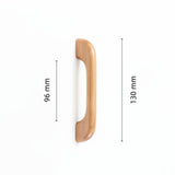 Farmhouse Wood Arch Drawer Pulls & Knobs – Curved Cabinet Hardware for Kitchen