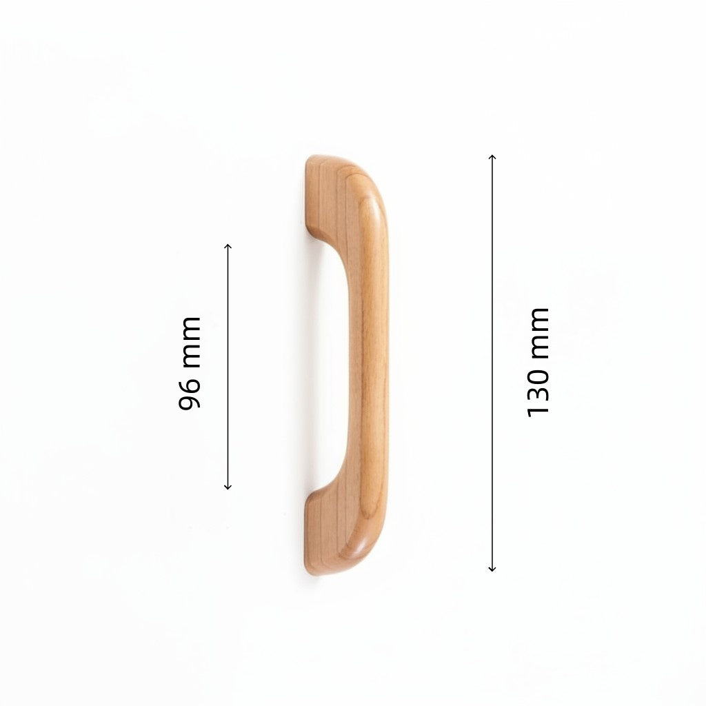 Farmhouse Wood Arch Drawer Pulls & Knobs – Curved Cabinet Hardware for Kitchen