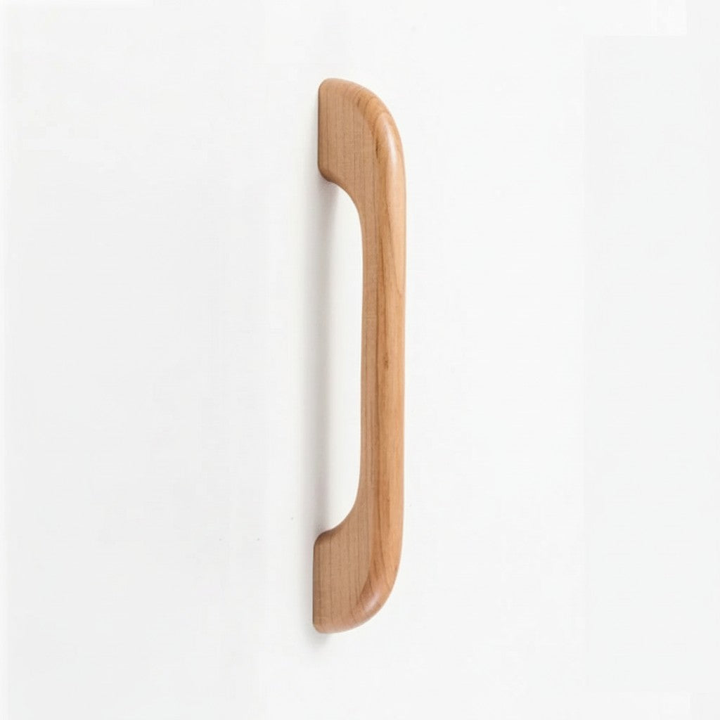 Farmhouse Wood Arch Drawer Pulls & Knobs – Curved Cabinet Hardware for Kitchen