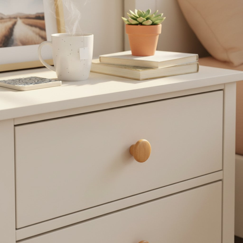 Farmhouse Wood Arch Drawer Pulls & Knobs – Curved Cabinet Hardware for Kitchen