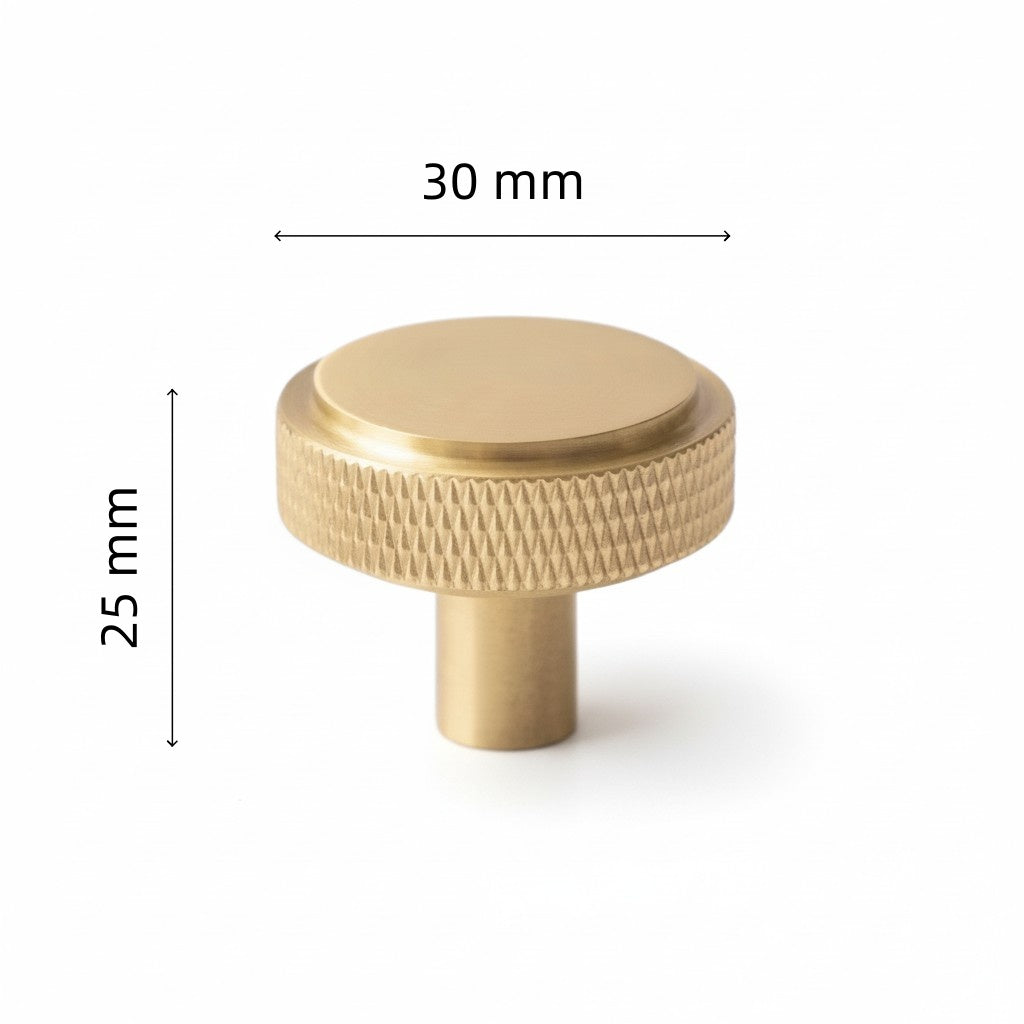 Luxury Gold Threaded Drawer Pulls – High-Quality Brass Cabinet Hardware