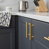 Luxury Striped Metal Pulls – Zinc Alloy Cabinet Hardware