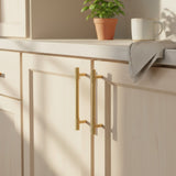 Luxury Gold Threaded Drawer Pulls – High-Quality Brass Cabinet Hardware