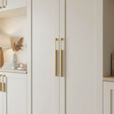 Luxury Brushed Gold Drawer Pulls – Slim Bar Cabinet Hardware