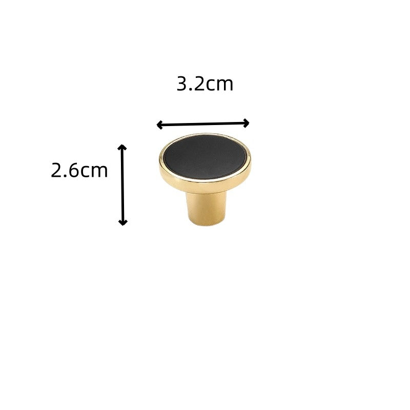 Minimalist Brushed Gold Cabinet Pulls - Round Edge Cabinet Hardware