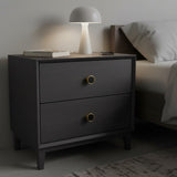 Minimalist Brushed Gold Cabinet Pulls - Round Edge Cabinet Hardware