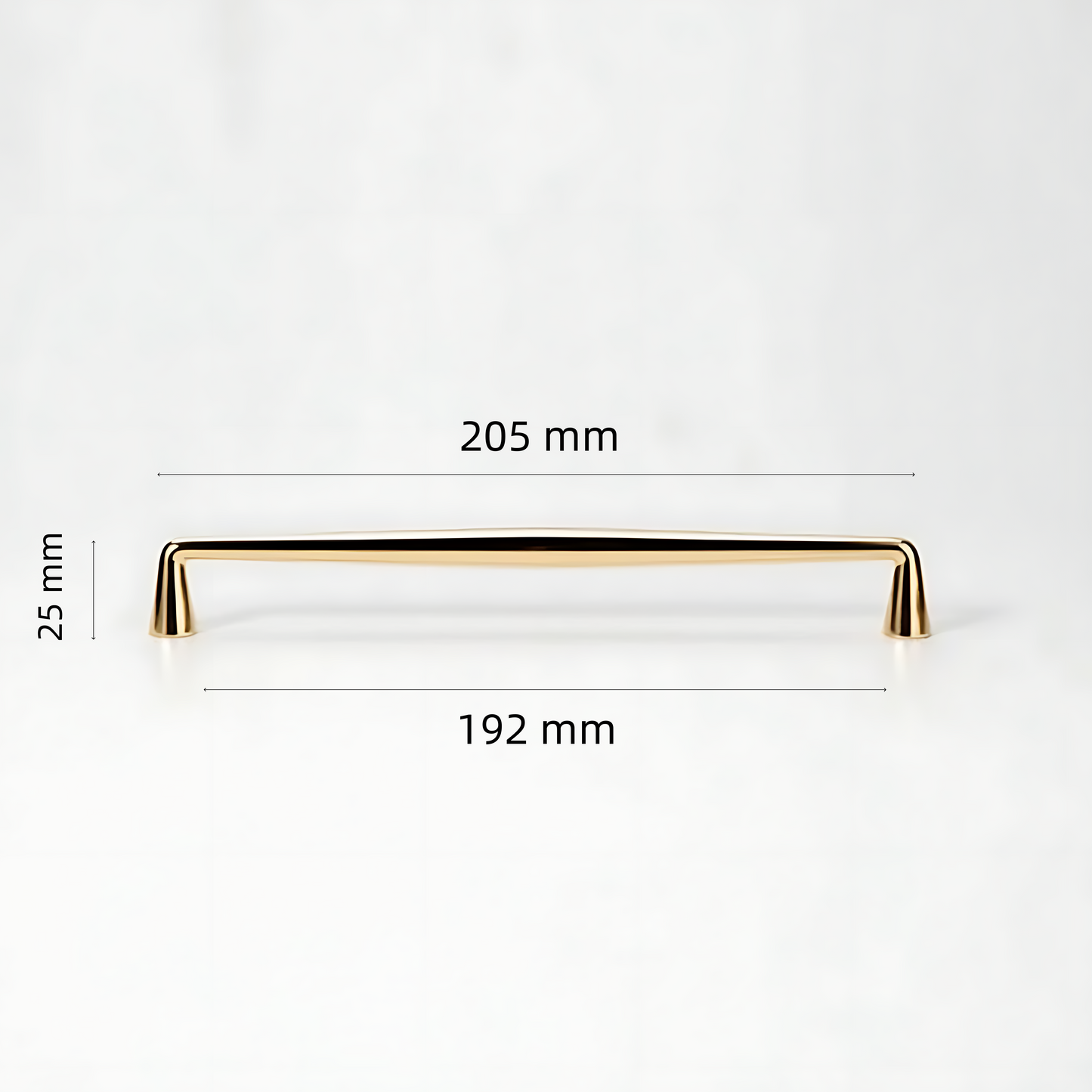 Minimalist Gold Line Drawer Pulls – Polished Brass Cabinet Hardware