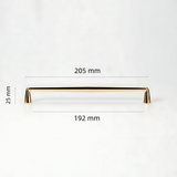 Minimalist Gold Line Drawer Pulls – Polished Brass Cabinet Hardware