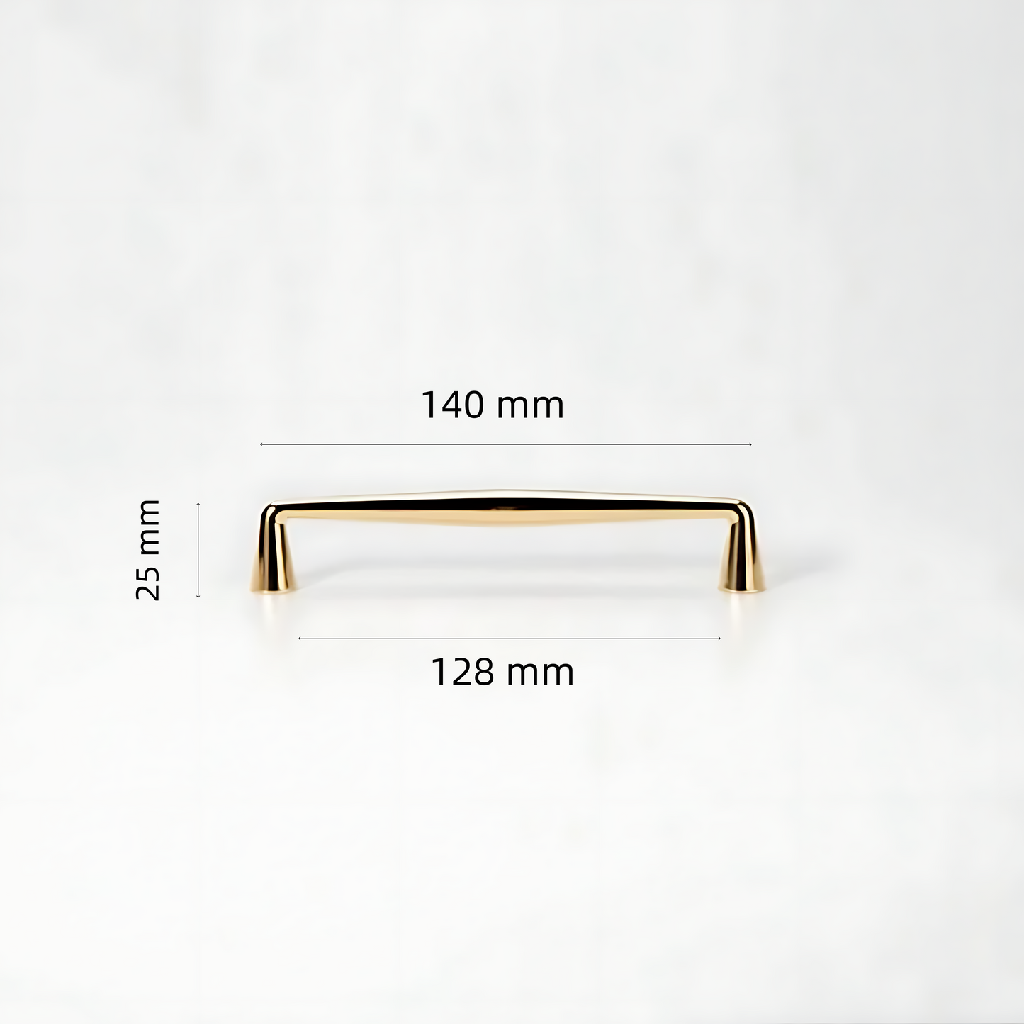 Minimalist Gold Line Drawer Pulls – Polished Brass Cabinet Hardware