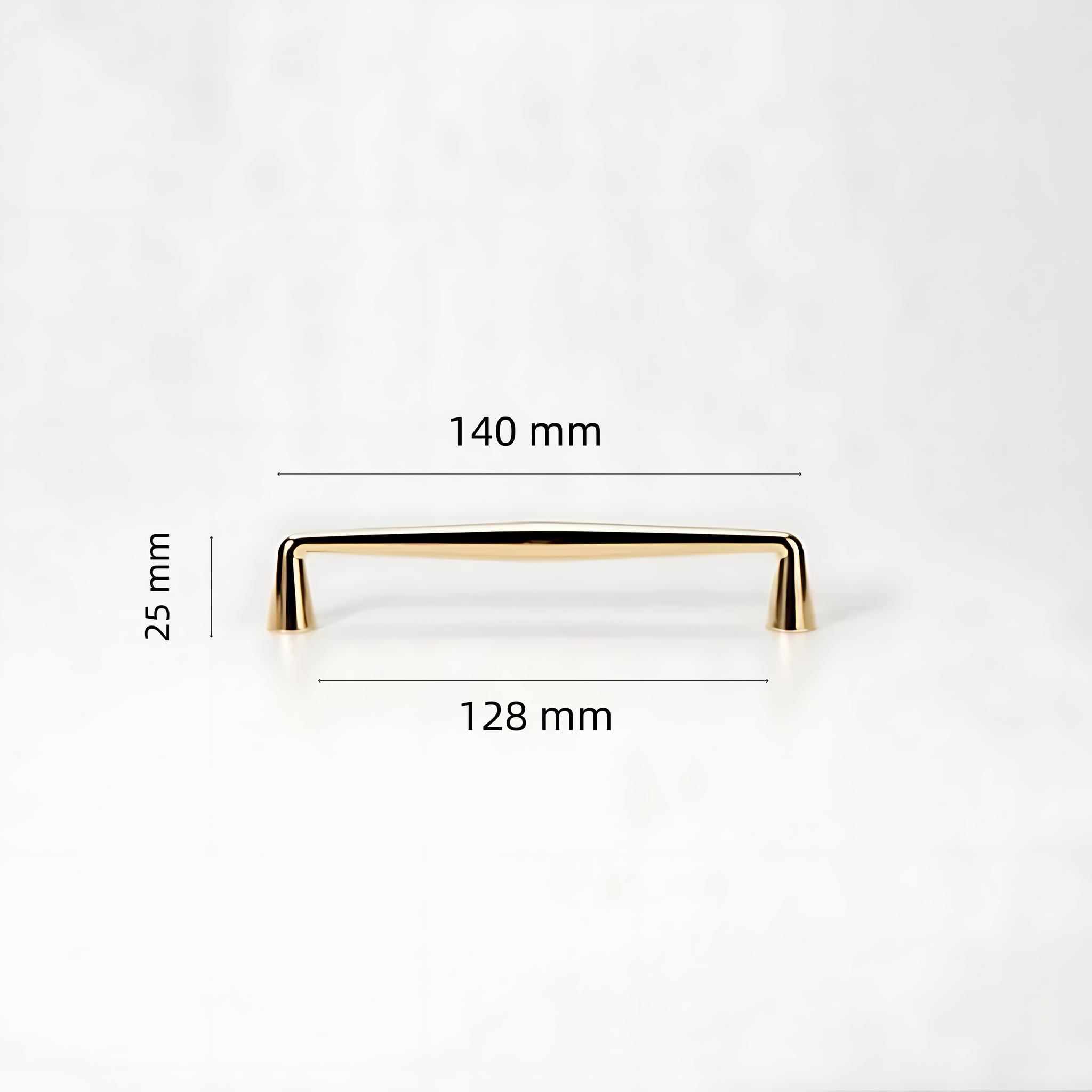 Minimalist Gold Line Drawer Pulls – Polished Brass Cabinet Hardware